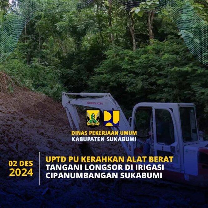 
 Sigap! Dinas PU Sukabumi Atasi Longsor, 25 Hektare Sawah di Panumbangan Terselamatkan