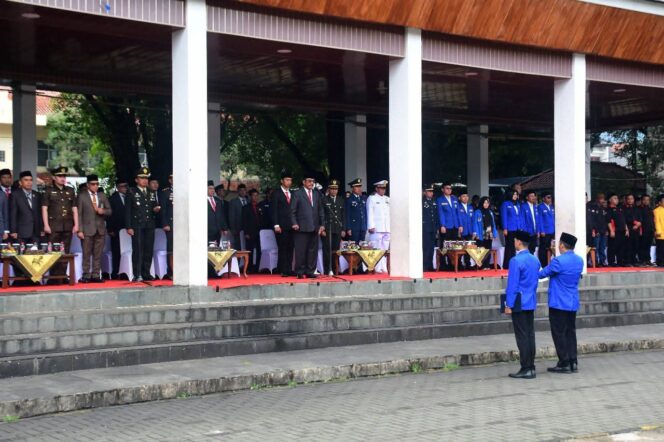 
 Upacara Sumpah Pemuda ke-97 di Palabuhanratu: Pemuda Garda Depan Indonesia Emas