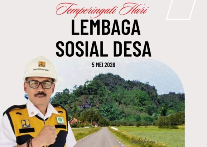 
 Hari LSD 2026: Kadis PU Tekankan Pentingnya Sinergi Lembaga Desa Wujudkan Infrastruktur Berkualitas