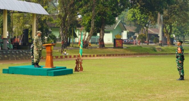 
 Bupati Sukabumi Sampaikan Kebanggaan Atas Keberangkatan Yon Armed 13 Nanggala Menjaga Perbatasan RI–Malaysia