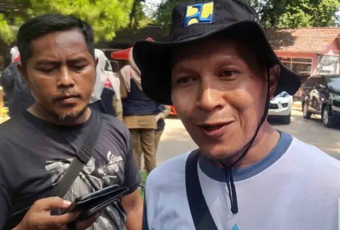 
 HADAPI TANTANGAN BENCANA, DINAS PU SUKABUMI TERUS JAGA FUNGSI JARINGAN IRIGASI