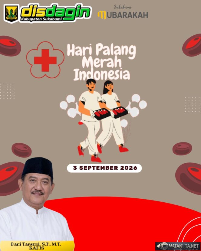 
 Disdagin Kab. Sukabumi Sampaikan Selamat Hari Palang Merah Indonesia 2026